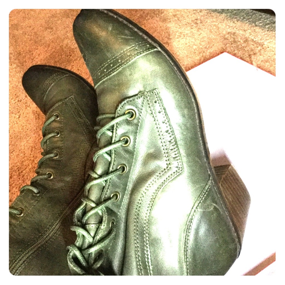 Jeffrey Campbell leather OTK Joe boots, size 11M